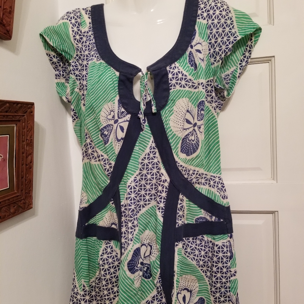 Vintage cotton cut out top M/L